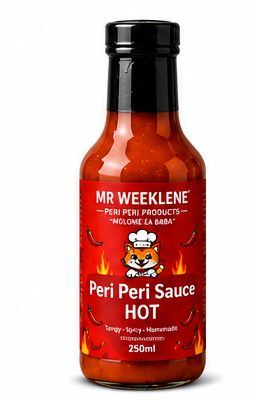 Hot Peri Peri Sauce bottle - South African chilli sauce